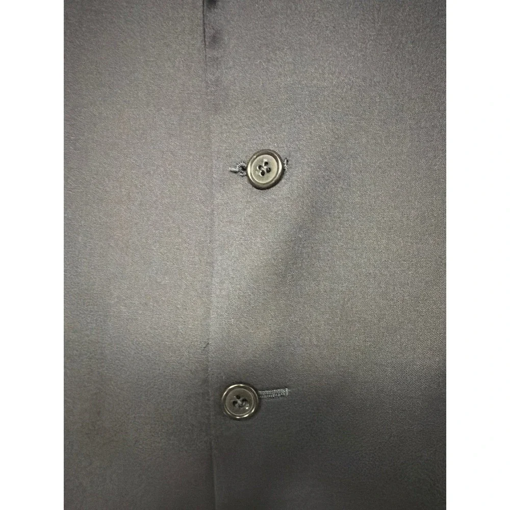 Jos A Bank Signature Collection Navy Blue 100% Wool 2 Button Blazer Jacket 41 LG